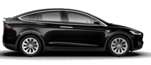 Tesla Model X chauffeur car — Airportmove London fleet